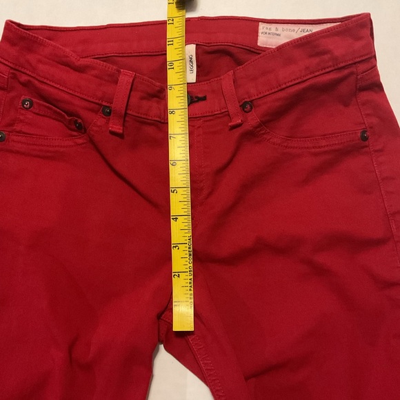 Rag & Bone Jean For Intermix Legging Skinny Jean Red - Picture 6 of 12